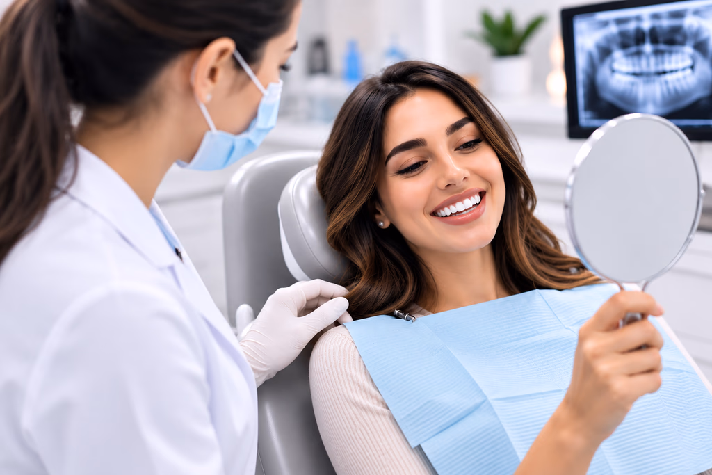 Modern dental treatment room at Nepal Dental Clinic