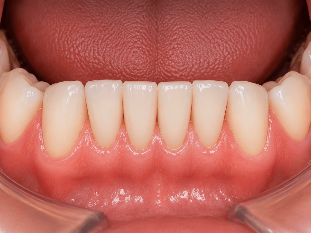 Scaling and tartar removal before and after